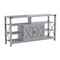 Flash Furniture 60" Coastal Gray TV Stand with Storage Shelves ZG-025-CGY-GG - alternate 5